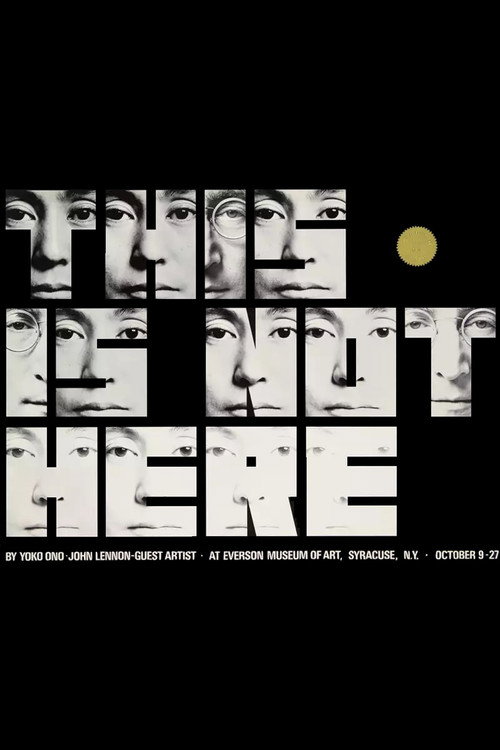 Póster de Yoko Ono: This Is Not Here