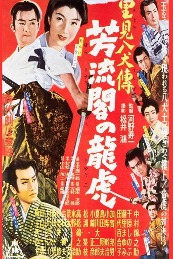Póster de 里見八犬傳　第二部　芳流閣の龍虎