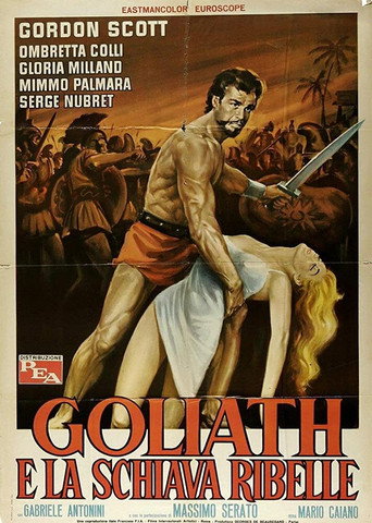 Póster de Goliath e la schiava ribelle