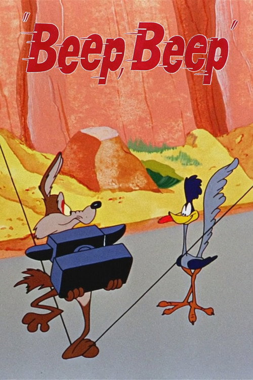 Póster de El Coyote y El Correcaminos: Beep, Beep