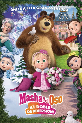 Póster de Masha y El Oso ¡El Doble de Diversión!