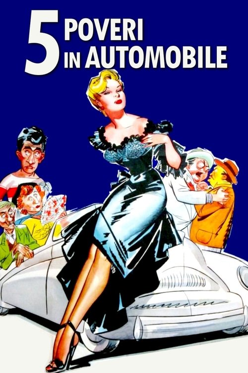 Póster de 5 poveri in automobile