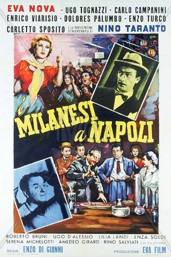 Póster de I milanesi a Napoli
