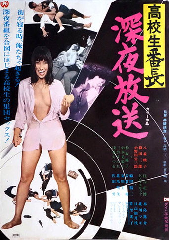 Póster de 高校生番長　深夜放送