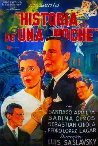 Póster de Historia de una noche