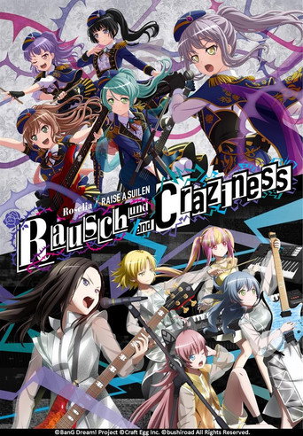 Póster de Roselia×RAISE A SUILEN合同live「Rausch und/and Craziness」 DAY1