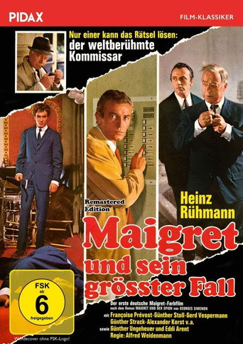Póster de Maigret und sein größter Fall