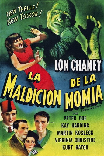 Póster de La maldición de la momia