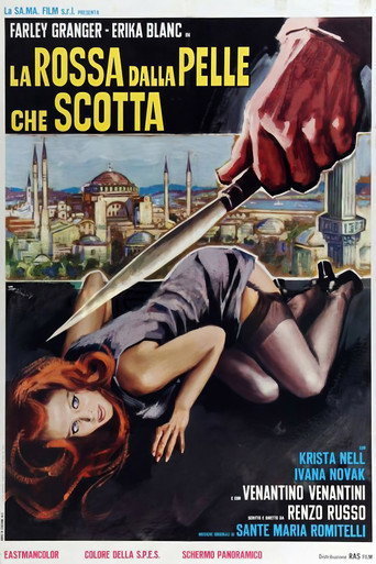 Póster de La rossa dalla pelle che scotta
