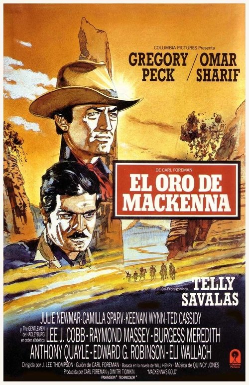 Póster de El oro de Mackenna