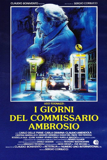 Póster de I giorni del commissario Ambrosio