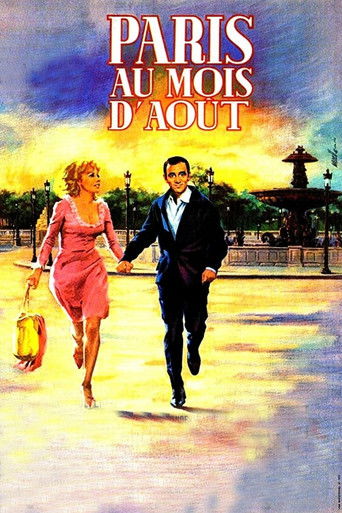 Póster de Paris au mois d'août