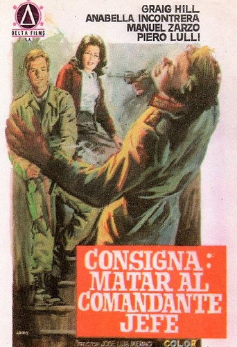 Póster de Consigna: matar al comandante en jefe