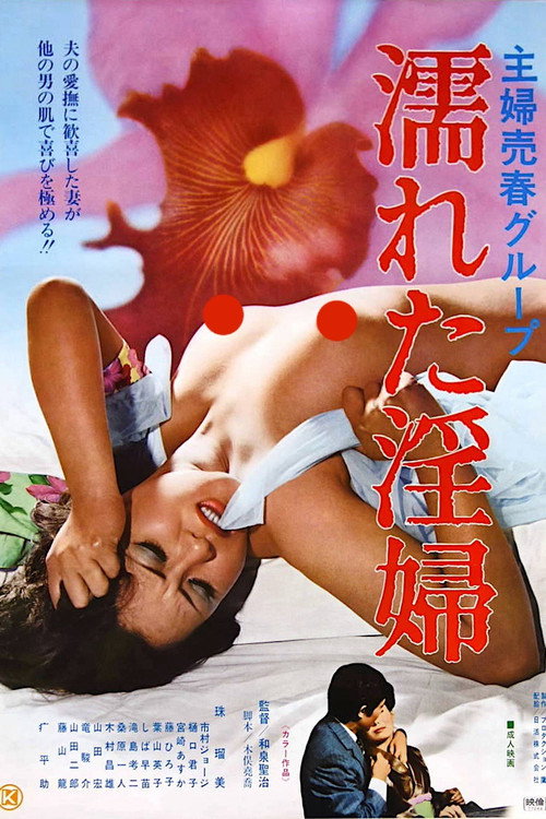 Póster de 主婦売春グループ 濡れた淫婦