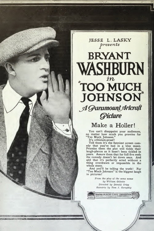 Póster de Too Much Johnson