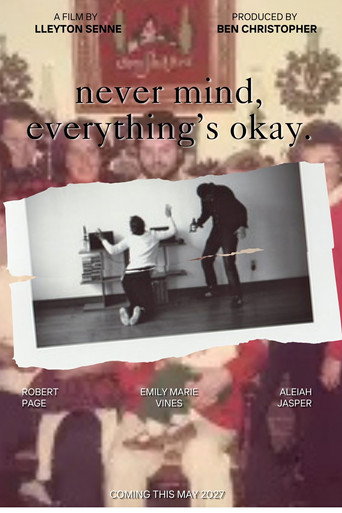 Póster de never mind, everything's okay.