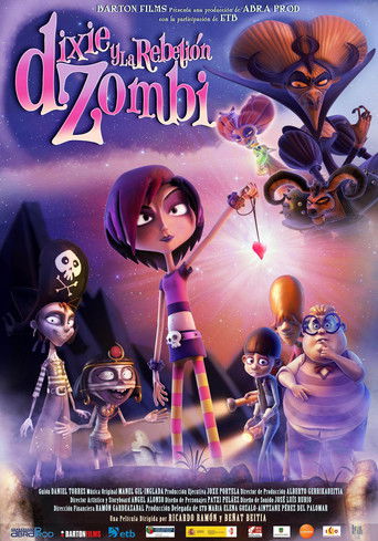 Póster de Dixie y la rebelión zombi