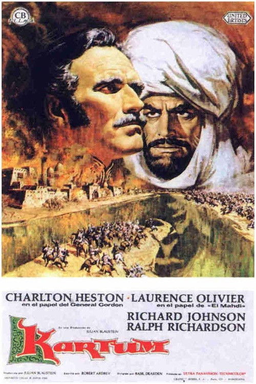 Póster de La batalla por Khartoum