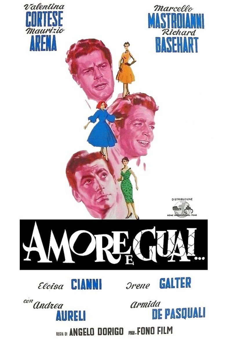 Póster de Amore e guai...