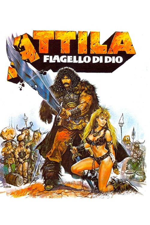 Póster de Attila flagello di Dio