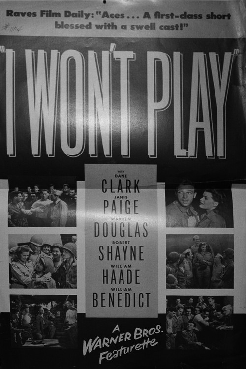 Póster de I Won't Play