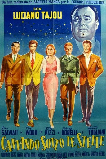 Póster de Cantando sotto le stelle