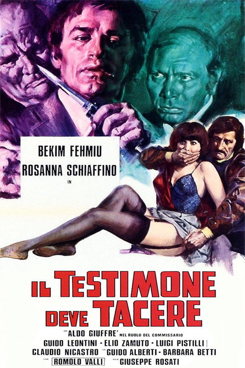 Póster de Il testimone deve tacere