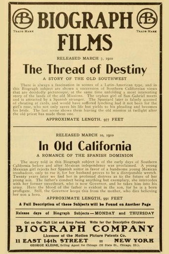 Póster de In Old California