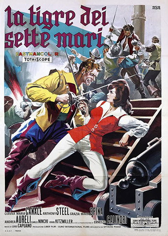 Póster de La tigre dei sette mari