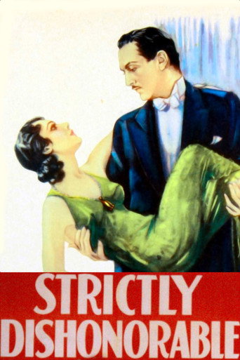 Póster de Strictly Dishonorable