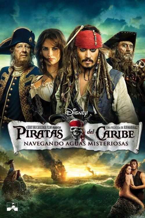 Póster de Piratas del Caribe 4: Navegando Aguas Misteriosas