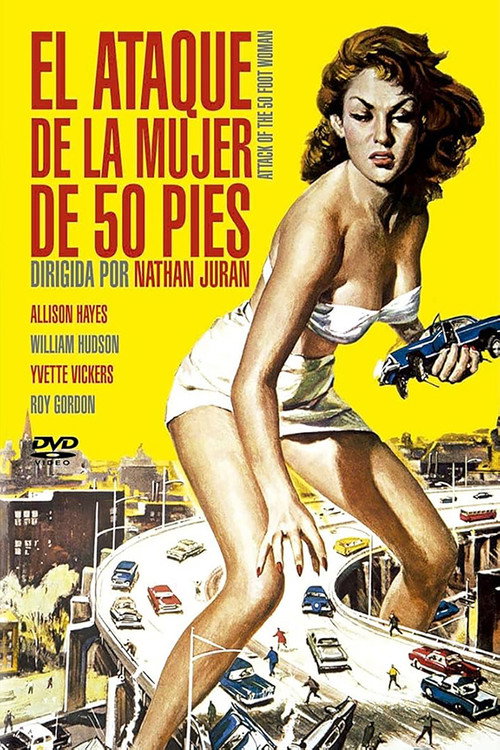 Póster de El ataque de la mujer de 50 pies
