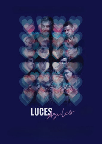 Póster de Luces azules
