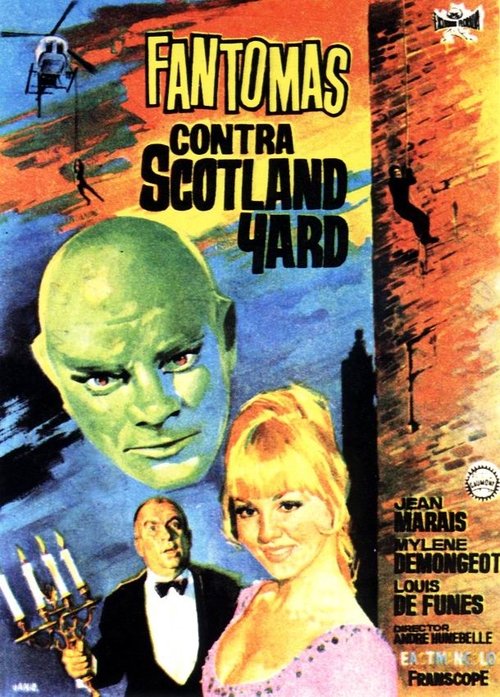 Póster de Fantômas contre Scotland Yard