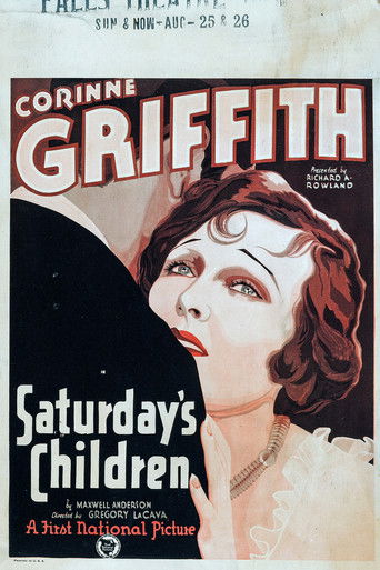 Póster de Saturday's Children