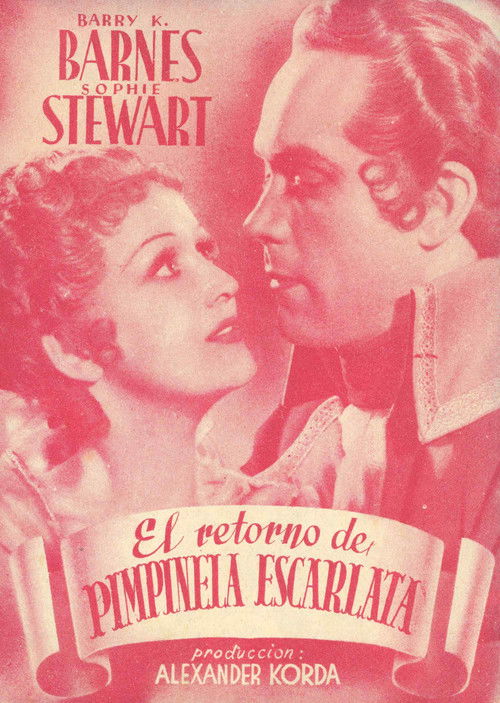 Póster de Return of the Scarlet Pimpernel