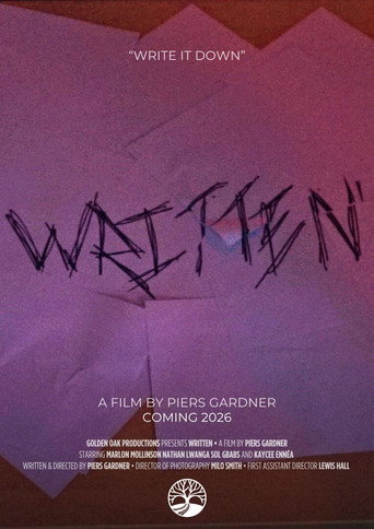 Póster de Written