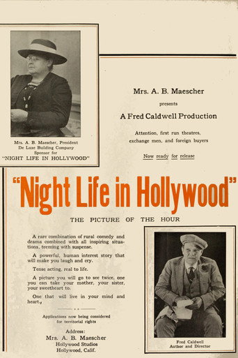 Póster de Night Life in Hollywood