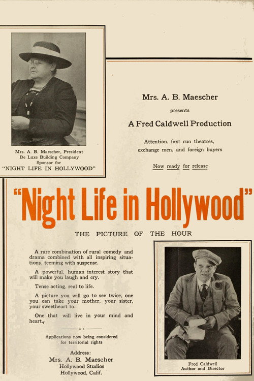Póster de Night Life in Hollywood