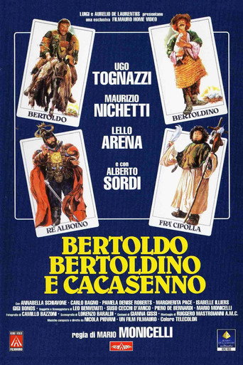 Póster de Bertoldo, Bertoldino e Cacasenno