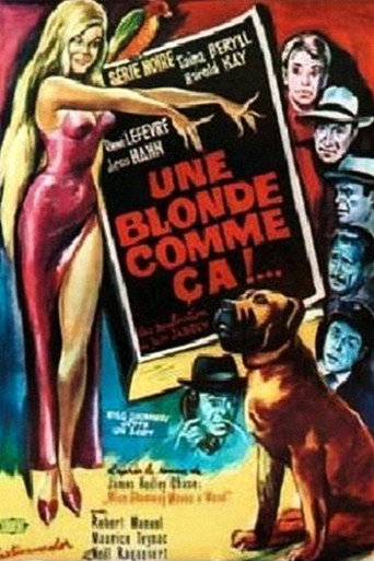 Póster de Une blonde comme ça