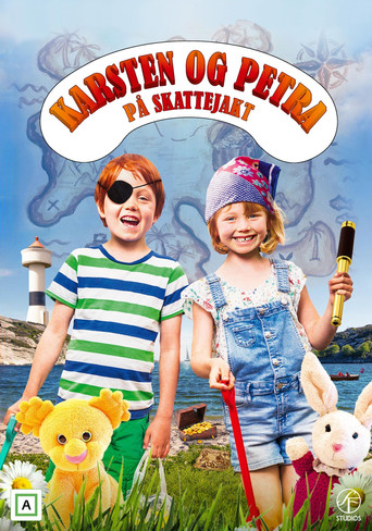 Póster de Karsten og Petra på skattejakt
