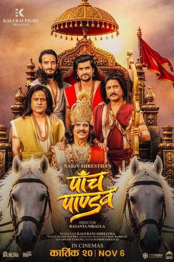 Póster de Paach Pandav