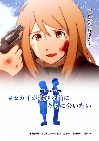 Póster de セカイが滅びる前にキミに会いたい