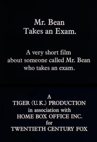 Póster de Mr. Bean Takes an Exam