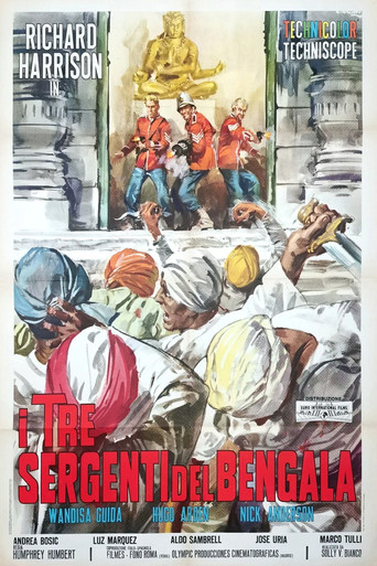 Póster de I tre sergenti del Bengala
