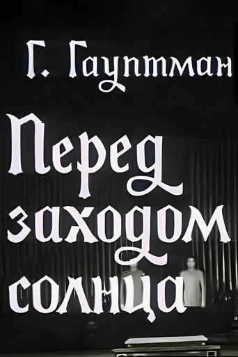 Póster de Перед заходом солнца