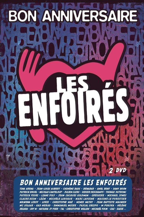 Póster de Les Enfoirés 2014 - Bon anniversaire Les Enfoirés