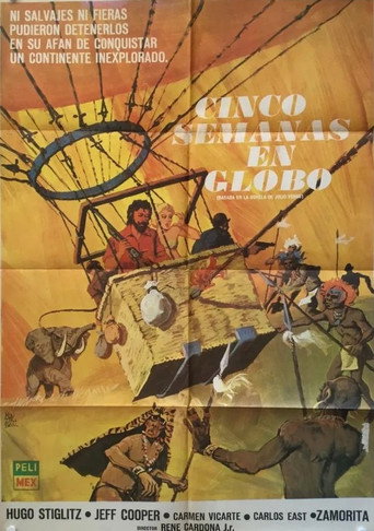Póster de Viaje fantástico en globo