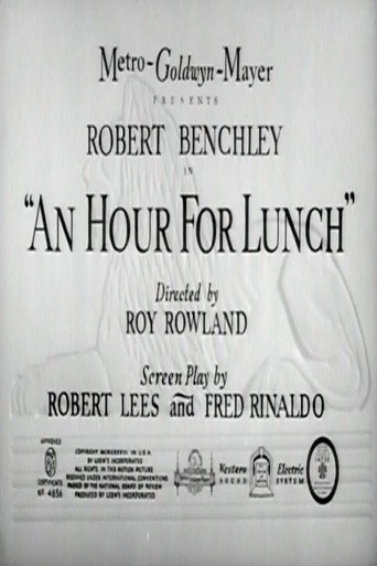 Póster de An Hour for Lunch